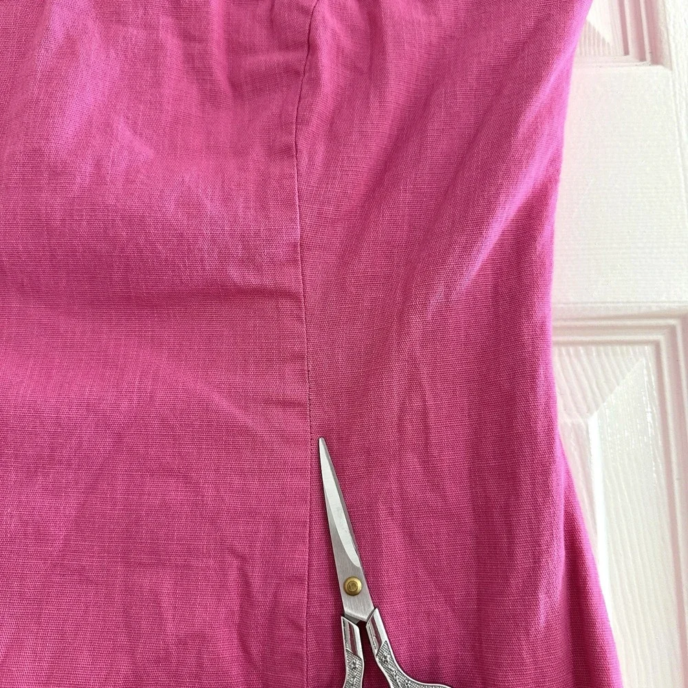 Altar'd State Phoebe Strapless Slip Short Mini Pink Dress Cotton Wms Size‎ Large